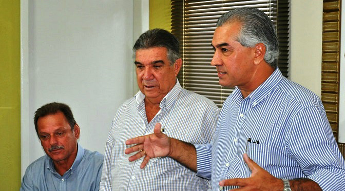 Em reunião com prefeito de Maracaju, Reinaldo reafirma apoio do Estado aos municípios Em reunião com prefeito de Maracaju, Reinaldo reafirma apoio do Estado aos municípios