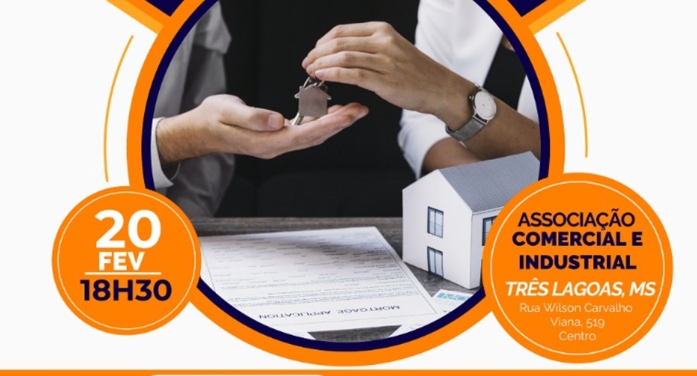 Palestra gratuita sobre locação imobiliária acontece hoje em Três Lagoas CRECI/MS