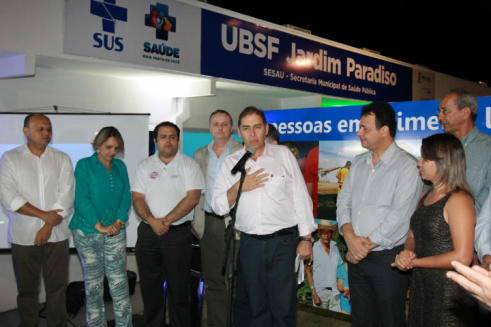 Prefeitura inaugura UBSF que deve atender mais de 10 mil pessoas Foto:Eder Andrade