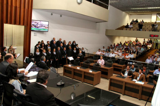 Casa de Leis realiza abertura oficial do XII Seminário de Vereadores As atividades do XII Seminário continuam nesta sexta-feira
Foto: Wagner Guimarães AL/MS