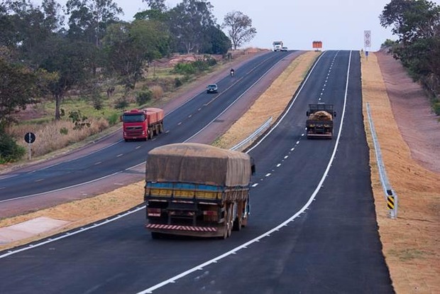 BR-163 tem interdição parcial em 11 trechos por causa de obras na pista Reprodução