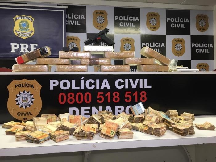 Sul-mato-grossense é preso no RS por tráfico de drogas Foto: Assessoria