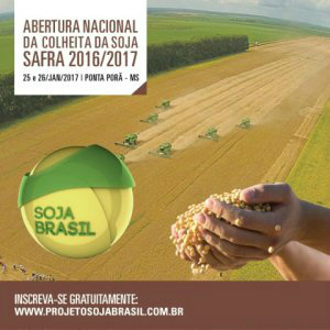 Abertura Nacional da Colheita de Soja começa nesta quarta em Ponta Porã