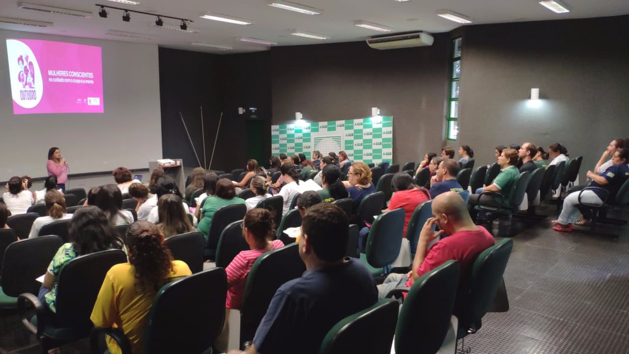 Palestra de Conscientização do Câncer de Mama é realizado no Detran-MS nesta terça-feira Divulgação