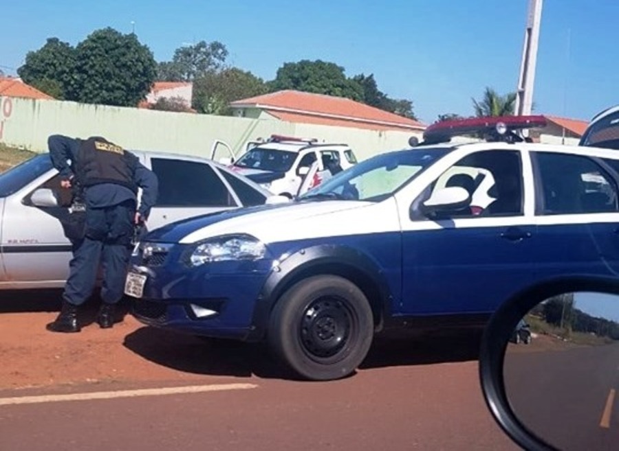 Homem morre durante perseguição policial na divisa entre MS e SP Rede Social/Aplicativo WhatsApp
