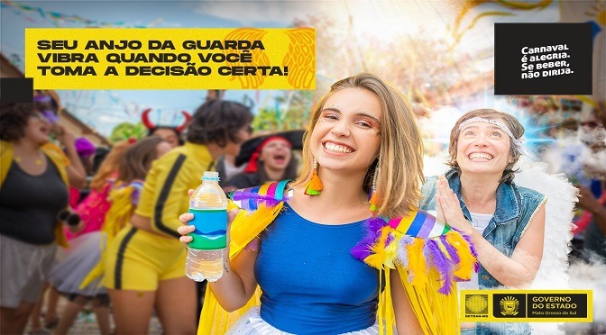 Milagres do Carnaval é tema de campanha deste ano do Detran-MS