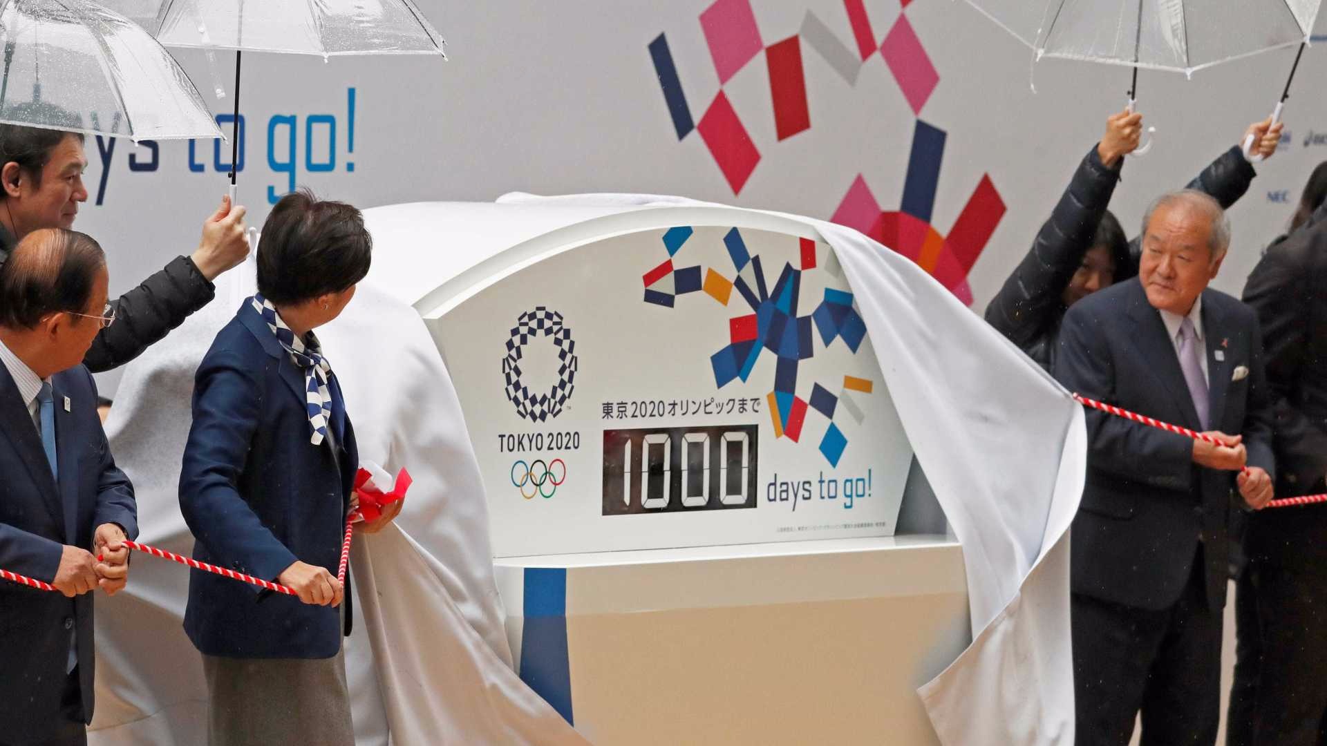 Tóquio lança relógio e inicia contagem de 1000 dias para a Olimpíada
