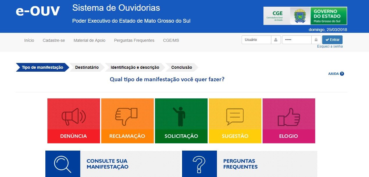 Sistema informatizado vai receber denúncias, reclamações, solicitações, sugestões e elogios 24h por dia.