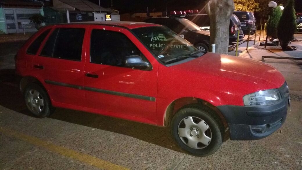 Veículo utilizado no crime