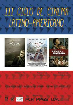 III Ciclo de Cinema Latino-Americano começa nesta terça em Dourados