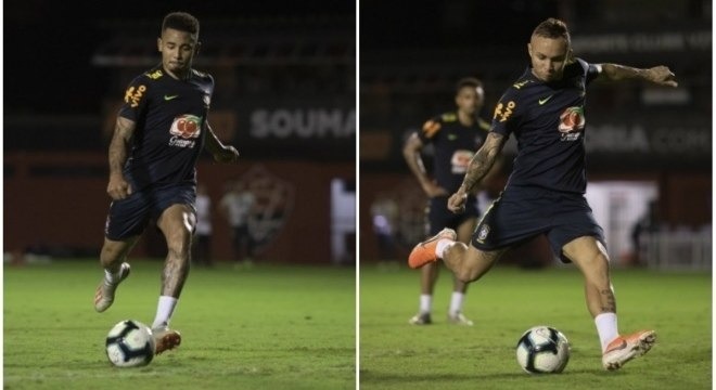 Seleção aposta em Gabriel Jesus e Everton para superar Peru Gabriel Jesus e Everton começam jogo contra Peru como titulares
Divulgação CBF