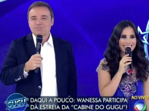 Gugu Liberato demite sonoplasta que fez Wanessa pagar mico em programa na Record Foto Record