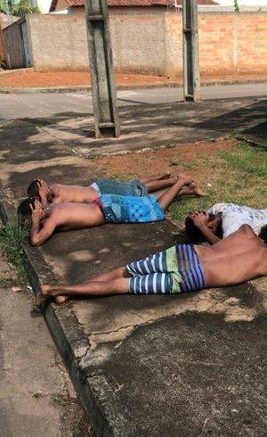 Rebelião deixa 9 mortos e 14 feridos em Aparecida de Goiânia (GO) Presos são rendidos após rebelião
SSP/Goiás