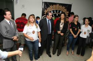 "Operação Mulher Brasileira I" prende 58 pessoas em dois dias de ação Delegados envolvidos na Operação comentação ação da polícia. (Foto: Marcos Emínio)