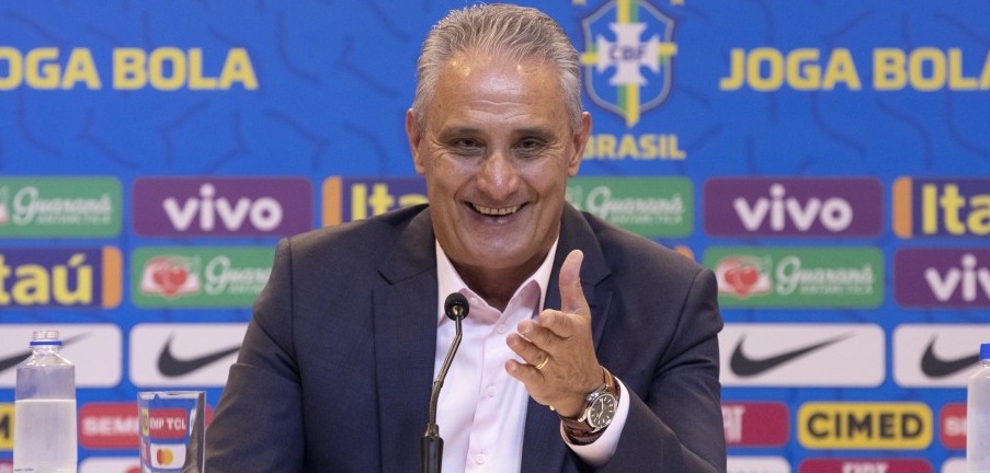 Tite, técnico da Seleção Brasileira. Lucas Figueiredo/CBF