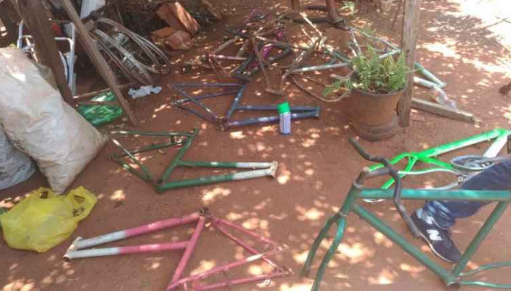 Trio de adolescentes é preso furtando bicicletas para revender peças Foto: Divulgação