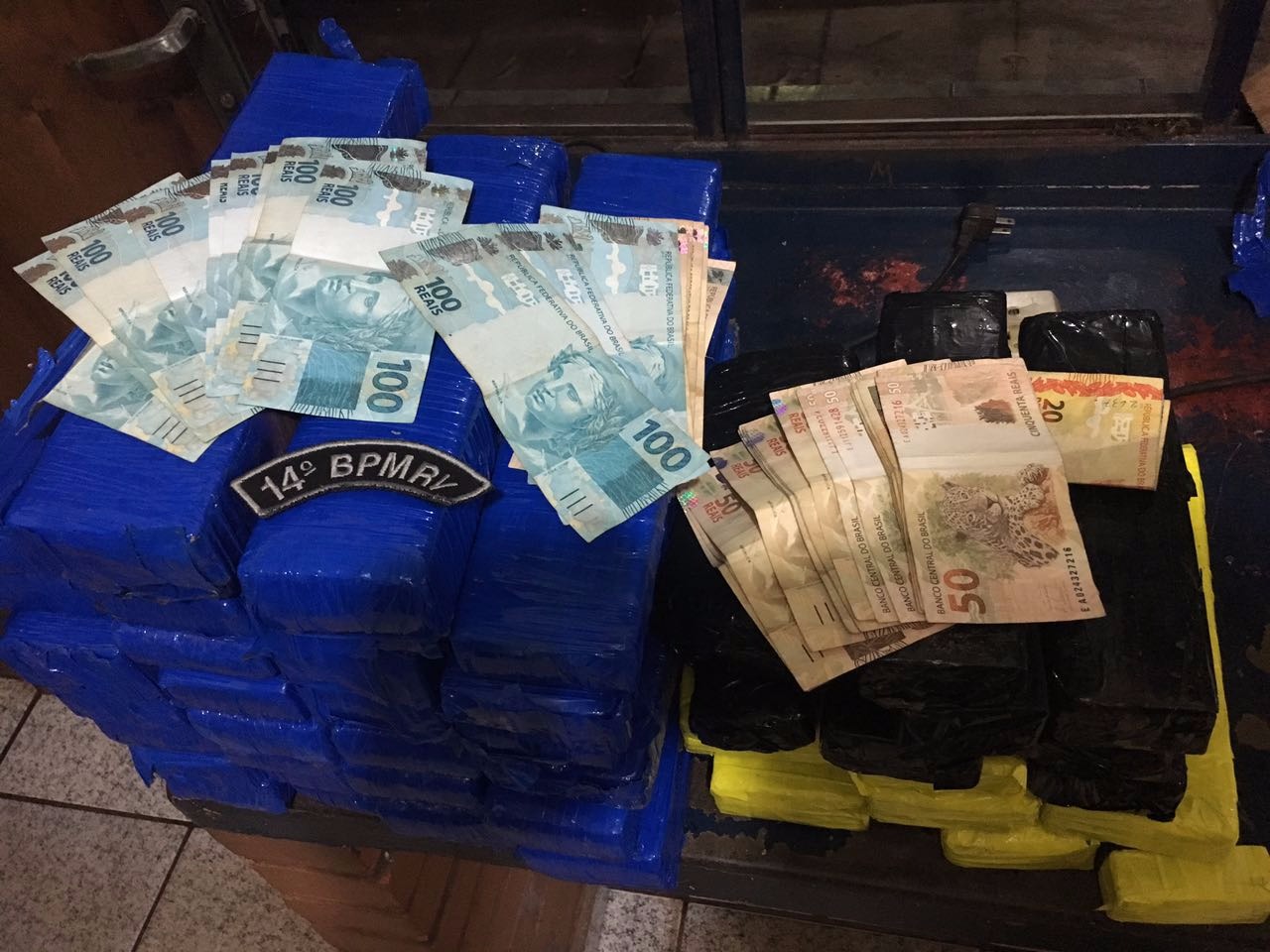 Casal é preso com carregamento de maconha na MS-164 PRE/Divulgação