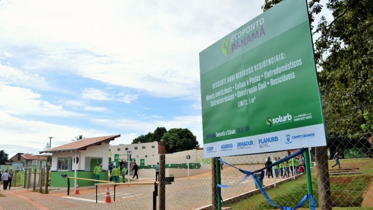 Prefeitura inaugura ecoponto e população pode levar até 1m³ de resíduos