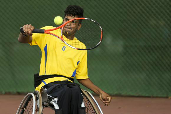 Rodrigo Oliveira se recupera de lesão para disputar o tênis em cadeira de rodas na Rio 2016 Marcelo Camargo/Agência Brasil