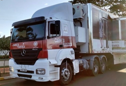 Carreta da Justiça atendeu 360 pessoas em Japorã e começa hoje em Juti Carreta da Justiça atendeu 360 pessoas em Japorã e começa hoje em Juti