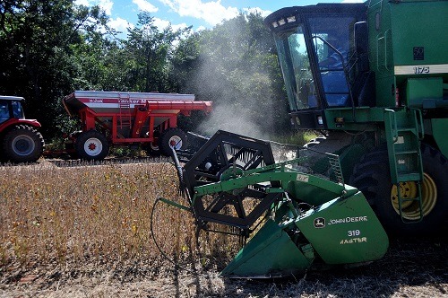 Colheita de soja no município de Campo Grande - Foto: Valdenir Rezende / Correio do Estado