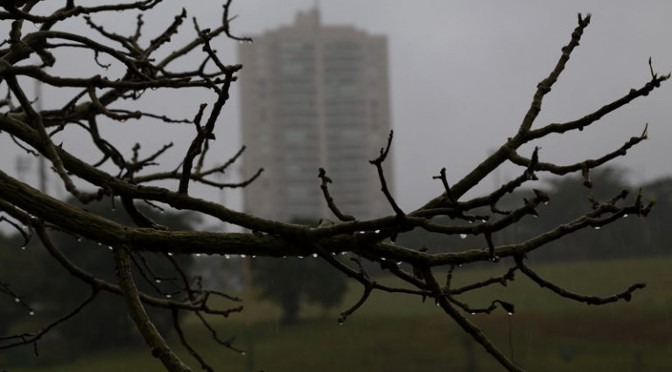 Domingo com chuva e temperatura em queda em MS