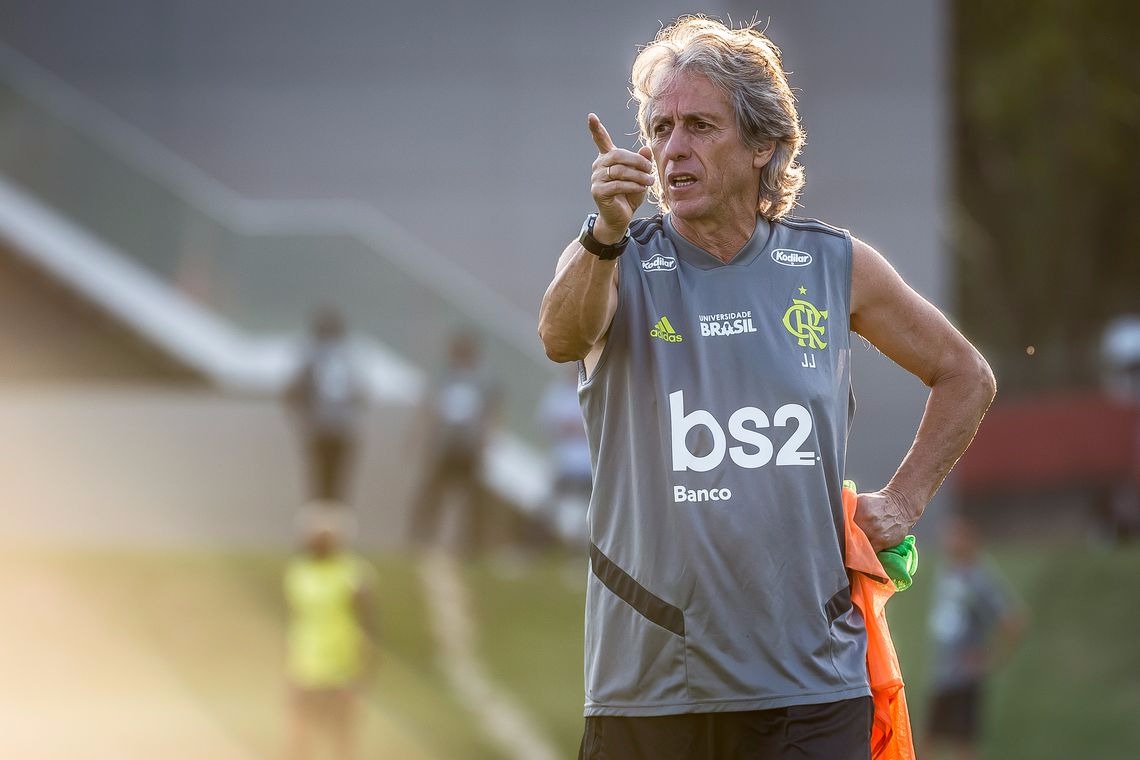 Jorge Jesus quer Flamengo com força total contra o Fluminense Alexandre Vidal / Flamengo/Direitos Reservados