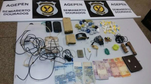 Agentes apreendem drogas e celulares no semiaberto de Dourados