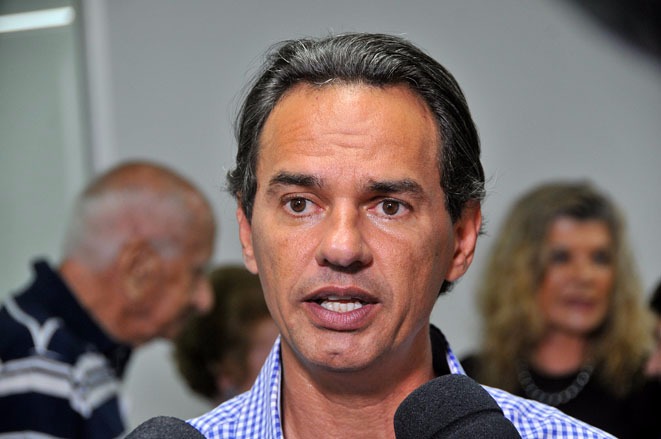 Prefeito anunciará ajuste na folha de pagamento dos servidores públicos Em abril, Marcos Trad afirmou que o impacto das medidas pode gerar economia - Foto: Valdenir Rezende / Correio do Estado