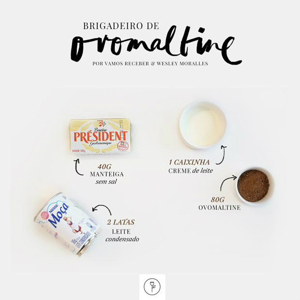 Irresistível: brigadeiro de ovomaltine Irresistível: brigadeiro de ovomaltine