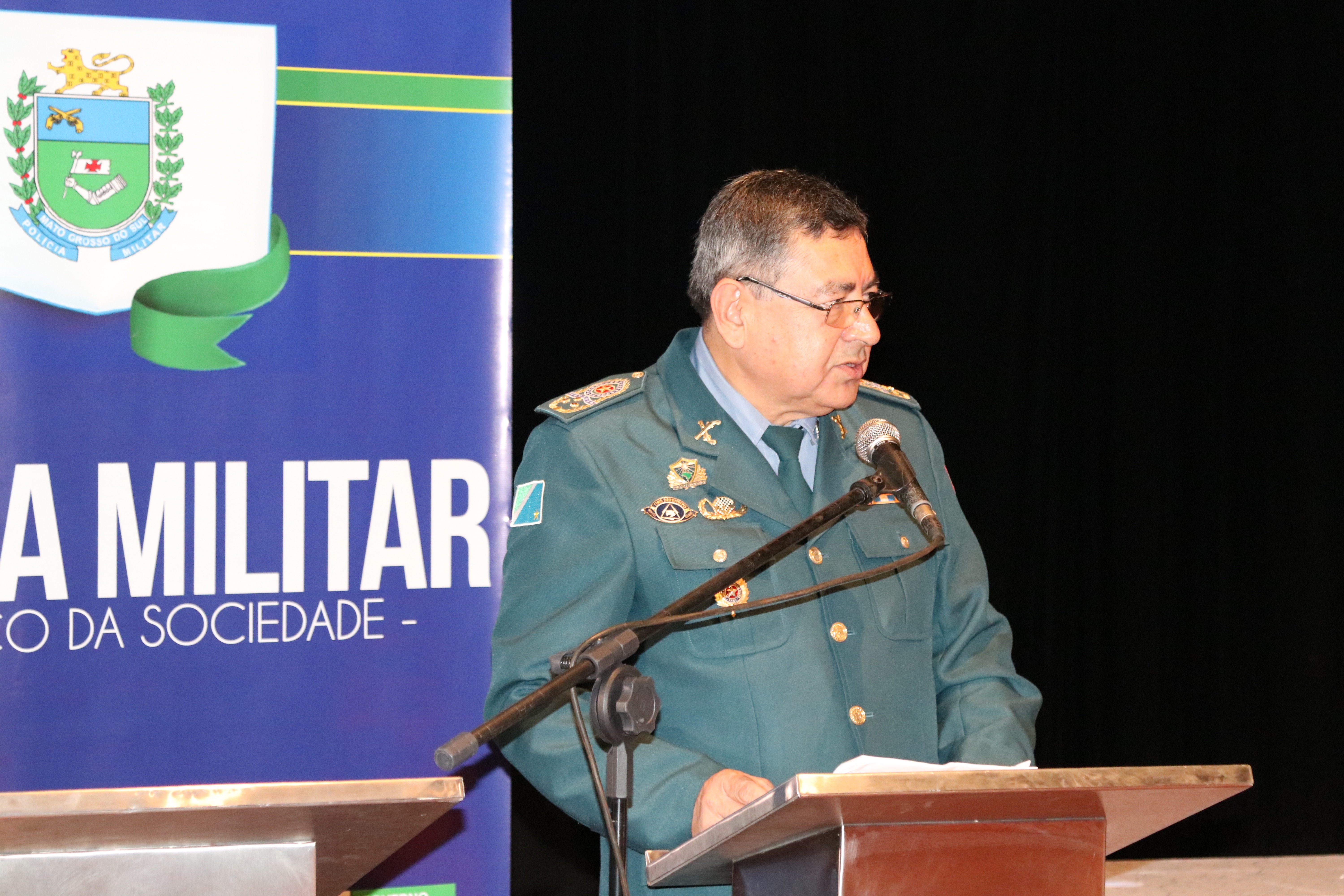 Comandante-feral da PMMS Waldir Acosta (Assessoria PMMS)