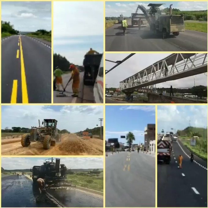 Bolsonaro destaca trabalho de recuperação de rodovias no carnaval Presidente postou nas redes sociais as obras nas rodovias.