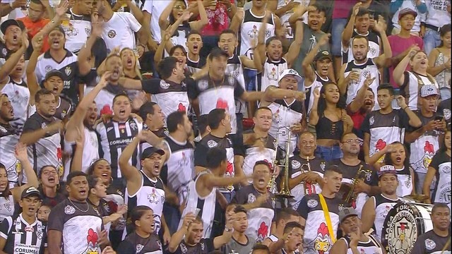 Torcedores do Corumbaense no Arthur Marinho.