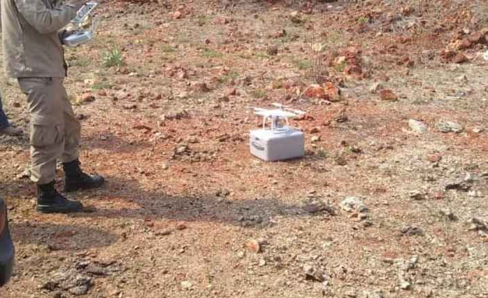 Bombeiros usam drone para encontrar trabalhador desaparecido há 2 dias em fazenda (Foto: Divulgação)