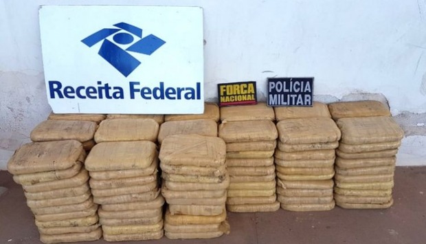 Receita Federal apreende 158 kg de cocaína na fronteira