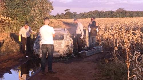 Identificado corpo encontrado em carro carbonizado na fronteira Identificado corpo encontrado em carro carbonizado na fronteira