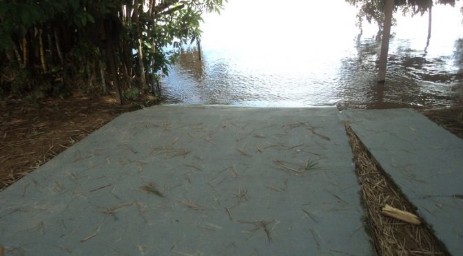 PMA autua dono de pesqueiro por construção irregular às margens do rio Taquari PMA/Divulgação