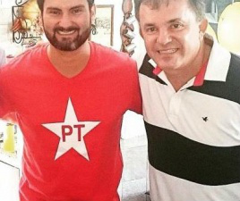 Filho de prefeito e sobrinho de Zeca ironiza manifestação de domingo Marcelo com o primo Vander Loubet, deputado investigado na Lava Jato. (Foto: Reprodução)