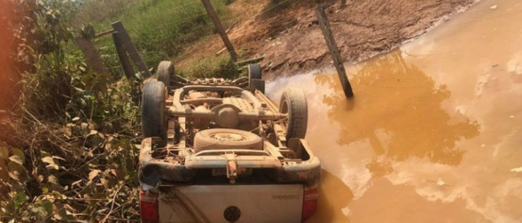 Acidente com carro do Ibama na Transamazônica deixa dois mortos © Divulgação / Polícia Militar do Pará