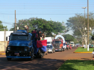 A comemoração acontece no último fim de semana de julho, com missa, carreata e almoço-Foto: Arquivo Dourados News/Fabiane Dorta
