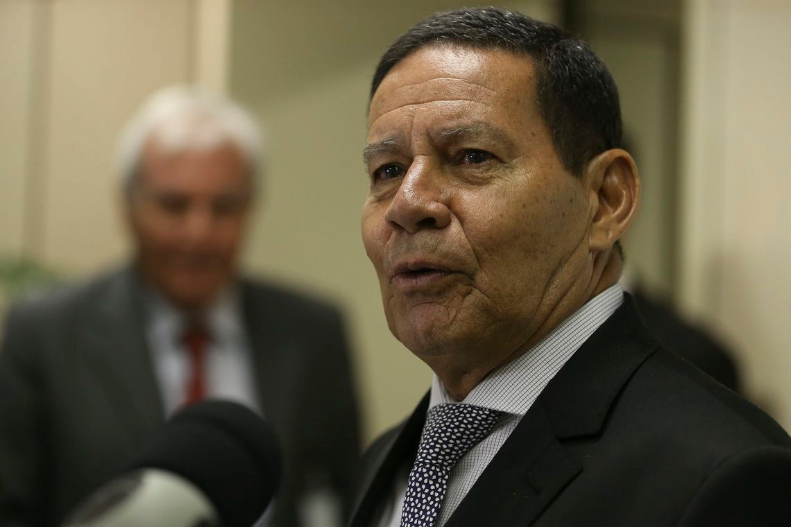 Mourão diz que divulgação de áudios de autoridades é crime Valter Campanato/Agência Brasil