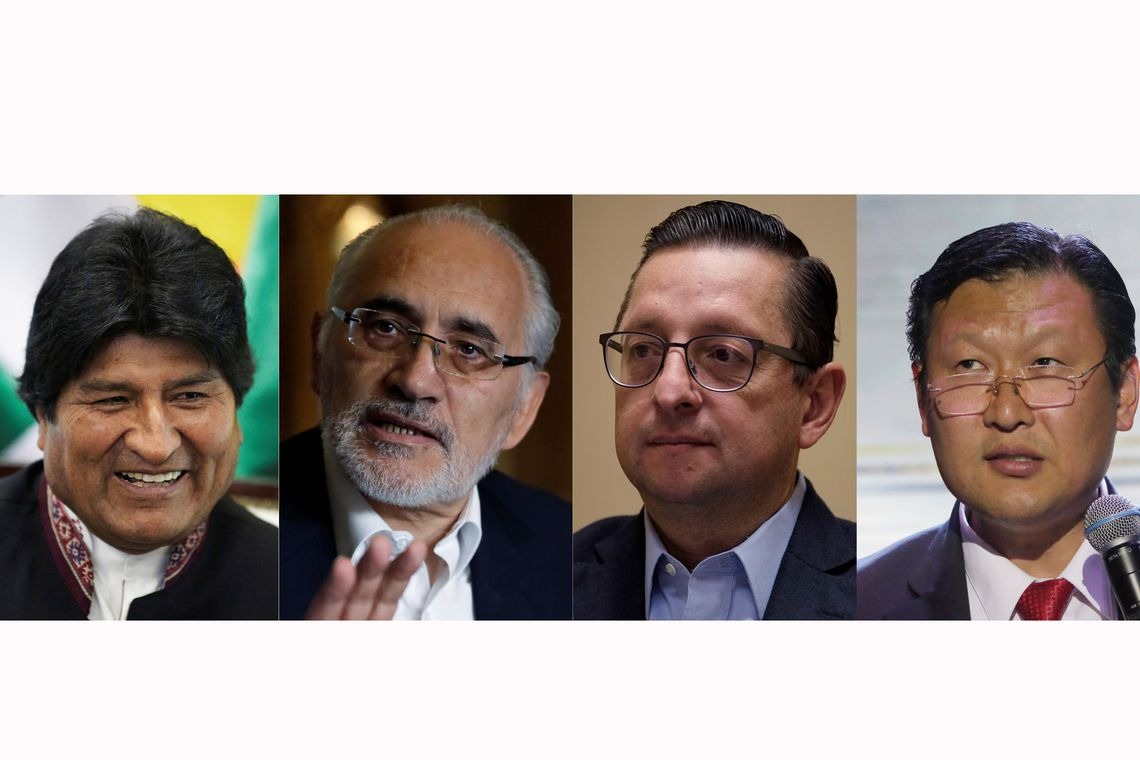 Bolivianos vão às urnas para escolher presidente e outras autoridades Bolivianos vão às urnas para escolher presidente e outras autoridades