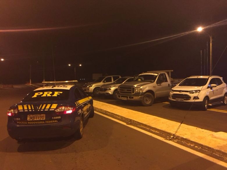 PRF prende quadrilha especializada em roubos de carros PRF/Divulgação