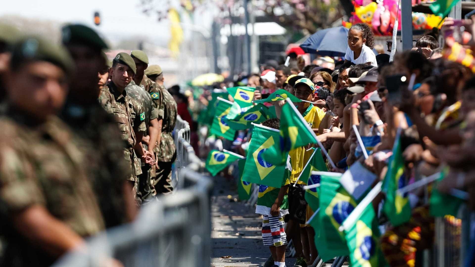 Desfile da Independência terá 4,5 mil militares e civis em Brasília