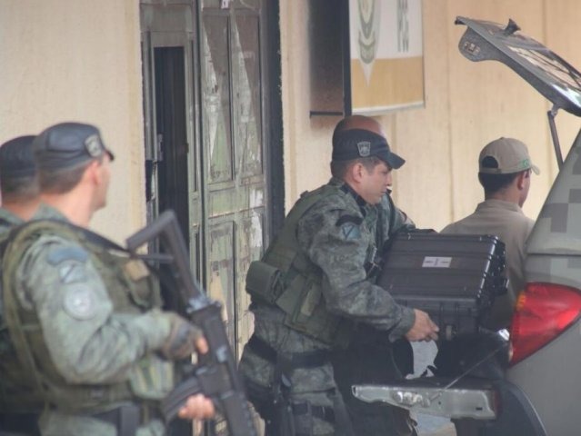 Bope detona explosivo encontrado em pátio de presídio da Capital Policiais neutralizaram bomba na Capital - Foto: Marcos Ermínio