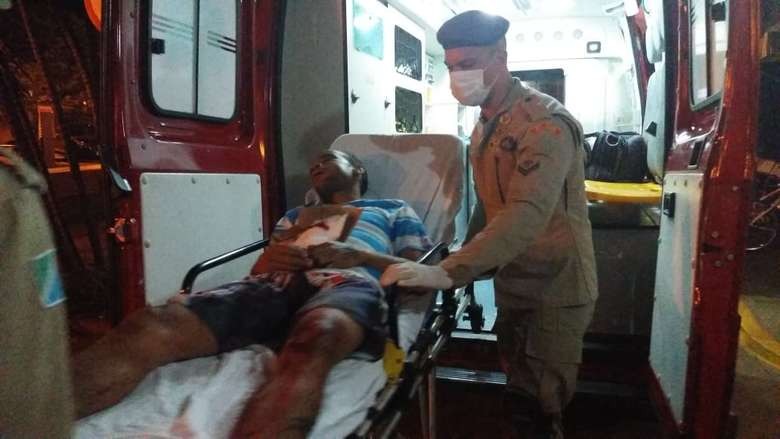 Anderson dos Santo Água, atingido com um tiro na boca. Osvaldo Duarte/Ddos News
  