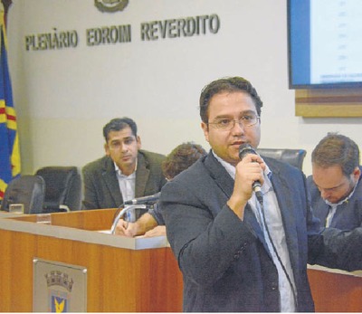 Secretário de Finanças, Pedrossian Neto, durante audiência - Foto: Bruno Henrique/Correio do Estado
