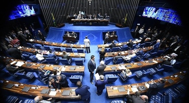 Alheio à crise no PSL, Senado vota reforma da Previdência nesta 3ª Plenário do Senado Federal durante sessão deliberativa ordinária. Ordem do dia. Marcos Oliveira/Agência Senado