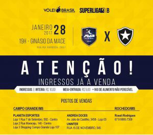 Mato Grosso do Sul estreia em casa na Superliga B de voleibol, neste sábado, com apoio da Fundesporte