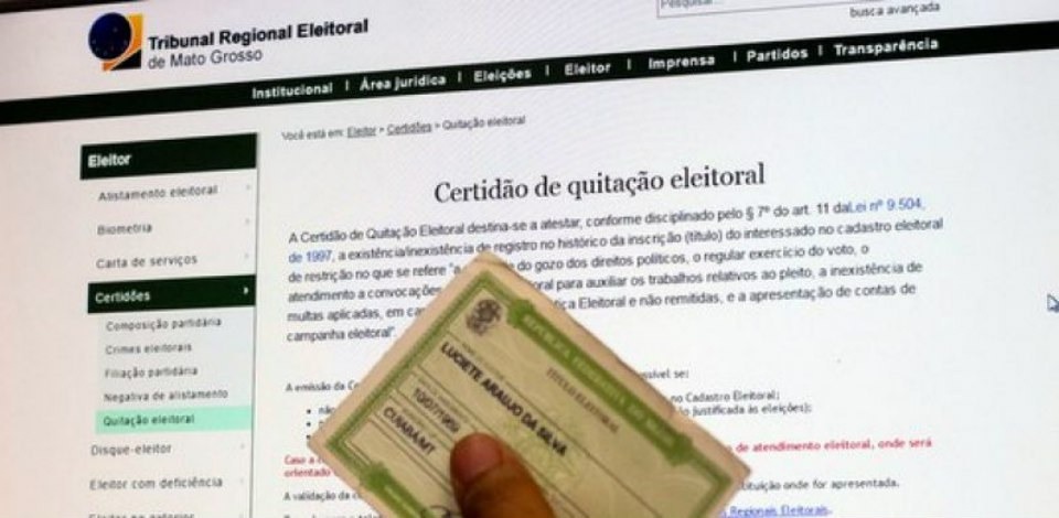 Sem a certidão, eleitor fica impedido de obter passaporte ou carteira de identidade. Alair Ribeiro